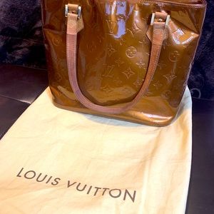 Louis Vuitton Bronze Monogram Vernis Houston Bag